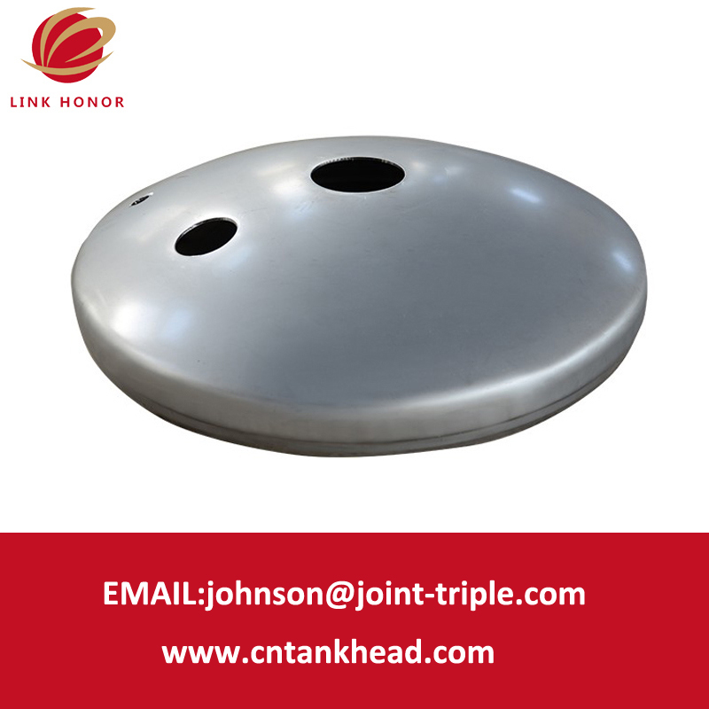 1-01-38  Stainless Steel Small Elliptical Dish Head with Drilling Hole 2500mm*8mm