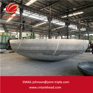 1-01-01 Stainless Steel Elliptical Head  ASME pressure vessel end  to Reaction Still 7500mm*26mm